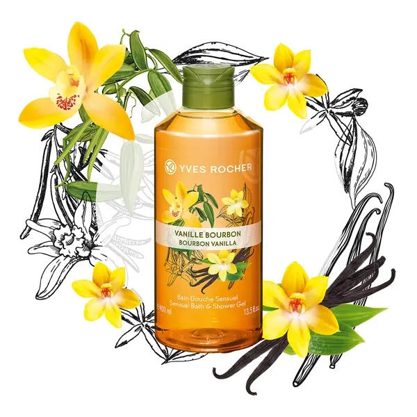 Sensual Bath &amp; Shower Gel Bourbon Vanilla 400 Ml